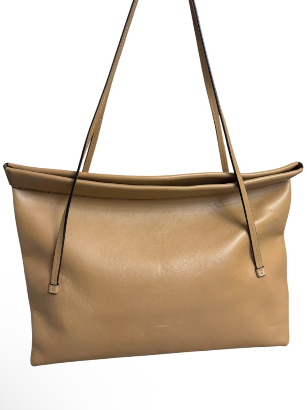 Wandler Joanna light brown leather tote bag